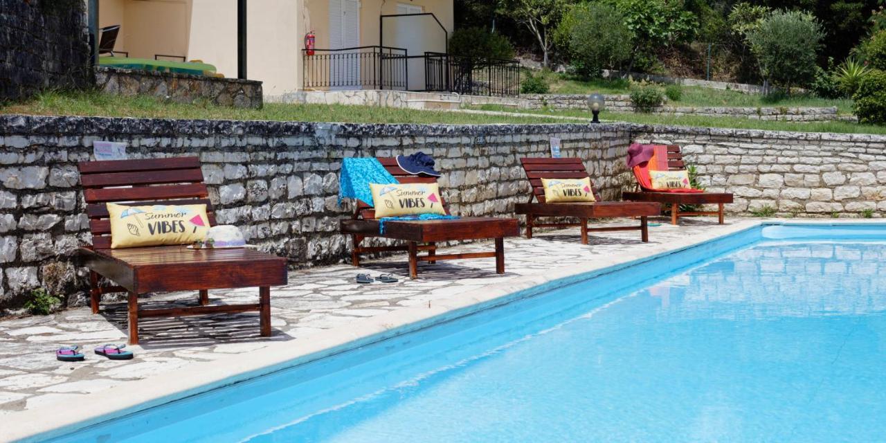 Habitat Villa Corfu Dassia  Buitenkant foto